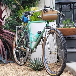 1989 Bianchi Grizzly Teal, Green, and Silver, gray or bare metal