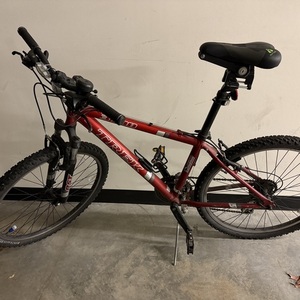2006 Trek 3700 Red and Silver, gray or bare metal
