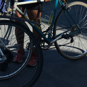 1988 Raleigh Technium Tri-lite Silver or Gray, Blue, and Yellow or Gold