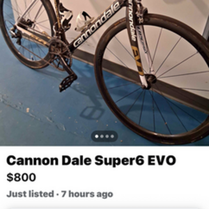 2015 Cannondale Super Six Evo Hi Mod 1 Dura Ace White and Black
