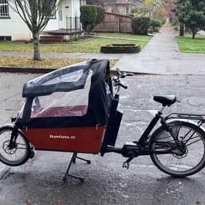 2023 Bakfiets E-Cargo Classic Long - Disc Brakes - ... Black