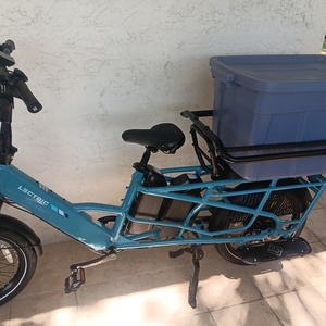 2025 Lectric eBikes XPedition2 cargo bike rear Blue