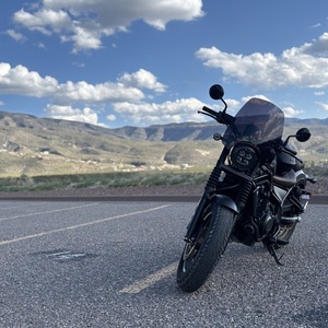 2023 Honda Rebel Silver, gray or bare metal