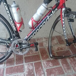 2011 Cannondale Super Six 5 105 Red, White, and Black