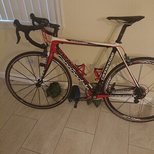 2011 Cannondale Super Six 5 105 Red, White, and Black