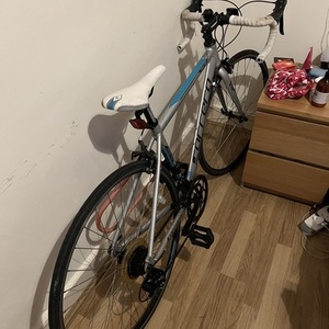 2016 Carrera bicycles Zelos Silver, gray or bare metal