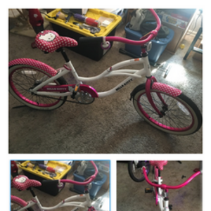 Unknown Beach cruiser White and Pink