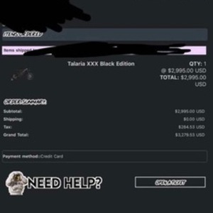 2023 Talaria Unknown Black