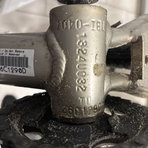 2010 Trek Silver, gray or bare metal and White