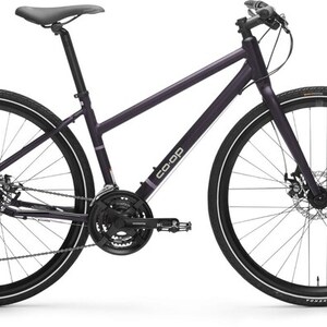 REI Co-op CTY 1.1 Step-Through Bike Black and Purple