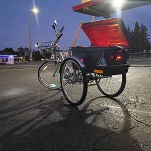 2025 Schwinn Merridan tricycle Silver, gray or bare metal and Black