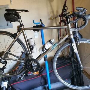 2014 Sage Titanium Bicycles Skyline Silver, gray or bare metal