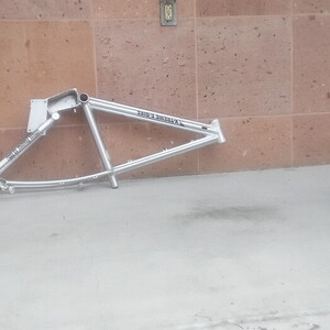 extreme e-bike Silver, gray or bare metal