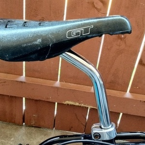 1994 GT Bicycles VERTIGO Black and Silver, gray or bare metal