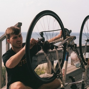 2014 Giant Defy 3 White, Blue, and Stickers tape or other cover-up