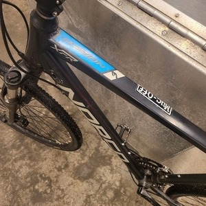 Norco Bikes XFR 3 Silver, gray or bare metal and Blue