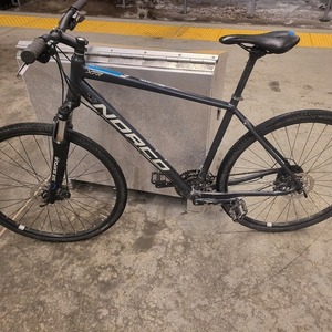 Norco Bikes XFR 3 Silver, gray or bare metal and Blue