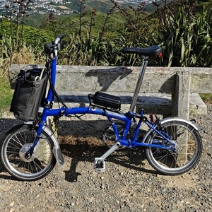 Brompton Bicycle C Line 6 Speed Blue