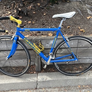 2000 Cannondale Blue and Yellow or Gold