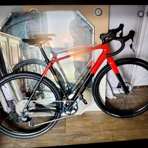 2026 Trek Checkpoint SL5AXS Gen 3 Red, Black, and Stickers tape or other cover-up