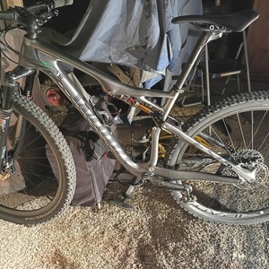2013 Specialized S-Works Epic 29 World cup frameset Silver, gray or bare metal