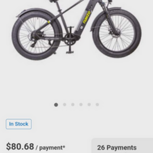 Nakto F6 750w fat tire Black