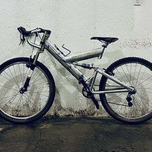 1997 Gary Fisher JOSHUA Z1 Silver, gray or bare metal