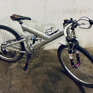 1997 Gary Fisher JOSHUA Z1 Silver, gray or bare metal