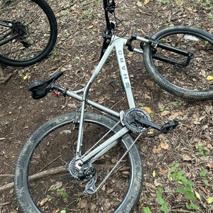 2021 Haro Flight line White and Silver, gray or bare metal