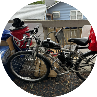 Photo of recovered bike